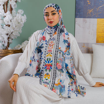 طرحة شيفون ديجيتال ٢متر *٧٠سم - SC9285