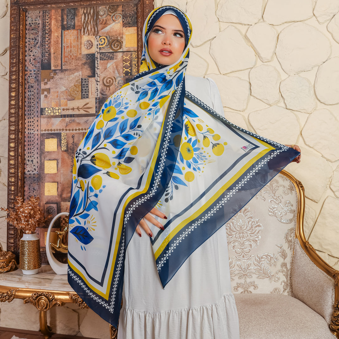 طرحة شيفون ديجيتال ٢متر *٧٠سم - SC9309