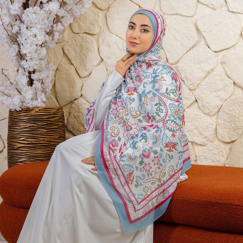 طرحة شيفون ديجيتال ٢متر *٧٠سم - SC9311