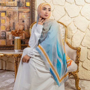 طرحة شيفون ديجيتال ٢متر *٧٠سم - SC9316