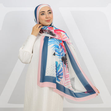 طرحة شيفون ديجيتال 180 - SCM104