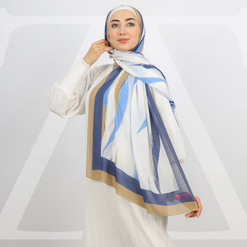 طرحة شيفون ديجيتال 180 - SCM115