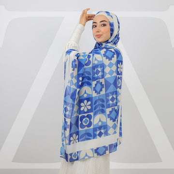 طرحة شيفون ديجيتال 180 - SCM116