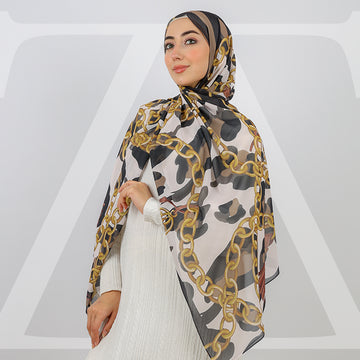 طرحة شيفون ديجيتال 180 - SCM141