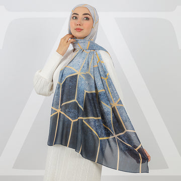 طرحة شيفون ديجيتال 180 - SCM159