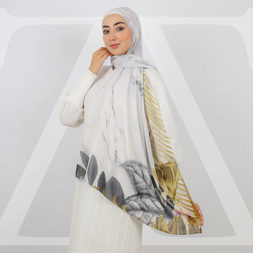 طرحة شيفون ديجيتال ١٨٠سم *٧٠سم -SCM178