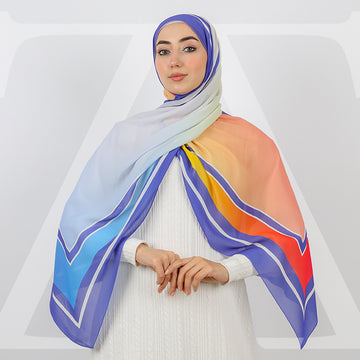 طرحة شيفون ديجيتال 180 - SCM418