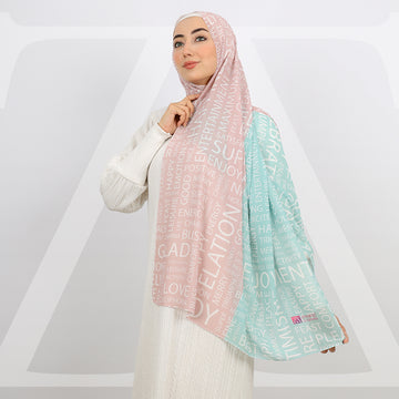 طرحة شيفون ديجيتال 180 - SCM435