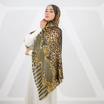 طرحة شيفون ديجيتال ١٨٠سم *٧٠سم - SCM438