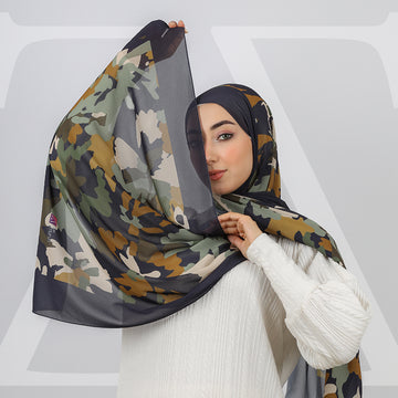 طرحة شيفون ديجيتال 180 - SCM461
