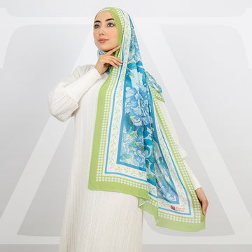 طرحة شيفون ديجيتال ١٨٠سم *٧٠سم - SCM485