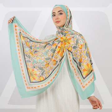 طرحة شيفون ديجيتال ١٨٠سم *٧٠سم - SCM492