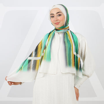 طرحة شيفون ديجيتال 180 - SCM493