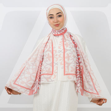 طرحة شيفون ديجيتال ١٨٠سم *٧٠سم - SCM506