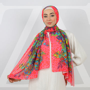 طرحة شيفون ديجيتال 180 - SCM508