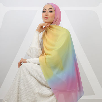 طرحة شيفون ديجيتال 180 - SCM520