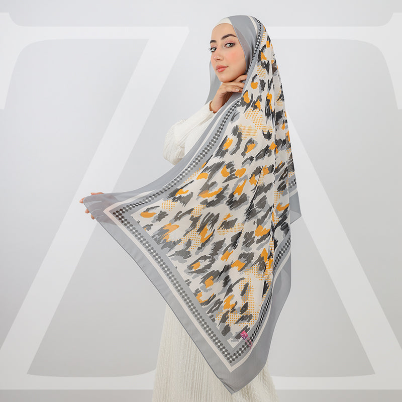 طرحة شيفون ديجيتال ١٨٠سم *٧٠سم - SCM542