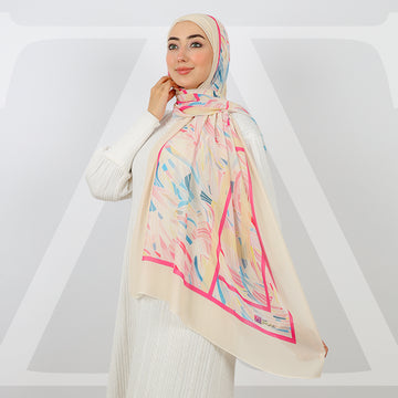 طرحة شيفون ديجيتال 180 - SCM555