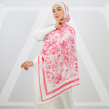 طرحة شيفون ديجيتال ١٨٠سم *٧٠سم -SCM568