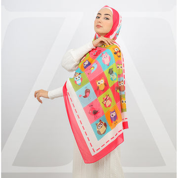 طرحة شيفون ديجيتال ١٨٠سم *٧٠سم - SCM570