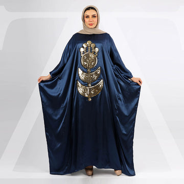 عباية دبي حرير ستان تطريز - STN5021