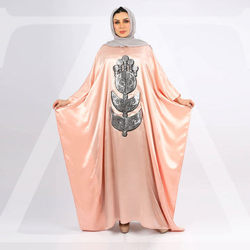عباية دبي حرير ستان تطريز - STN5027