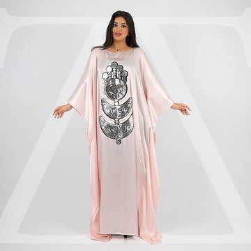 عباية دبي حرير ستان تطريز - STN5030