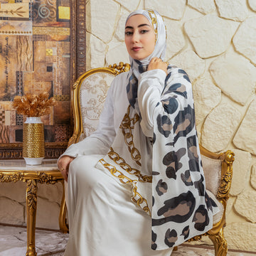 طرحة شيفون ديجيتال ٢متر *٧٠سم - SC8234