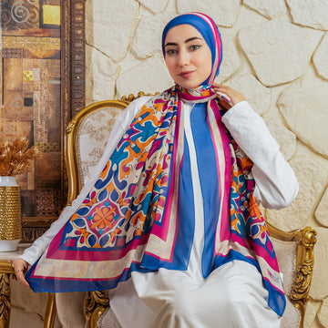 طرحة شيفون ديجيتال ٢متر *٧٠سم - SC9304