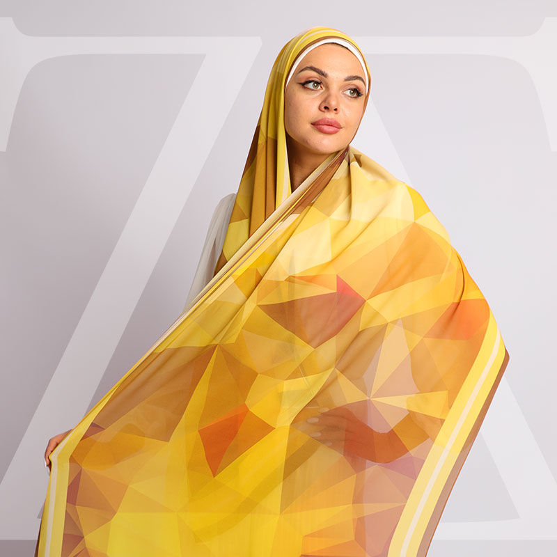 طرحة شيفون ديجيتال ٢متر *٧٠سم - SC8937