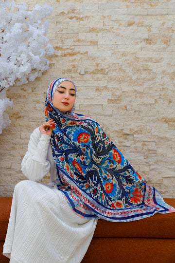 طرحة شيفون ديجيتال ٢متر -SC9323
