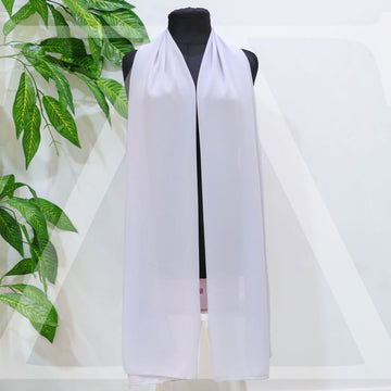 طرحة كريب شيفون ساده ٢ متر - KRP1059