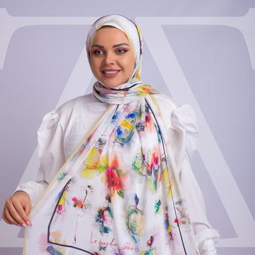 طرحة شيفون ديجيتال ٢متر - SC8341