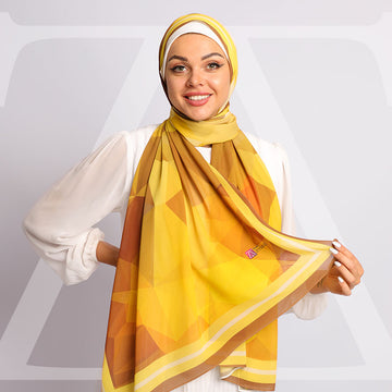 طرحة شيفون ديجيتال ٢متر - SC8937