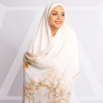 طرحة شيفون ديجيتال 180 - SCM124