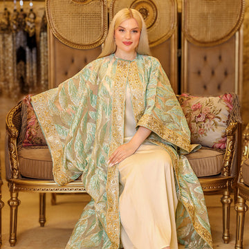قفطان بحريني بروكار