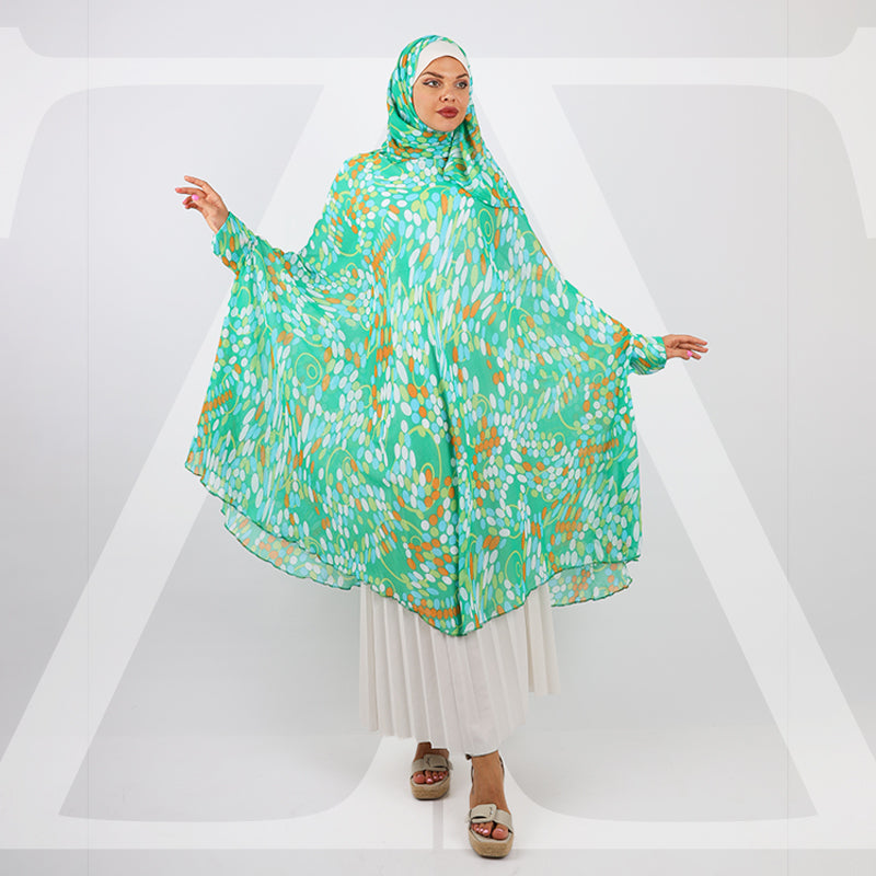 طرحة صلاة شيفون  - KHM534