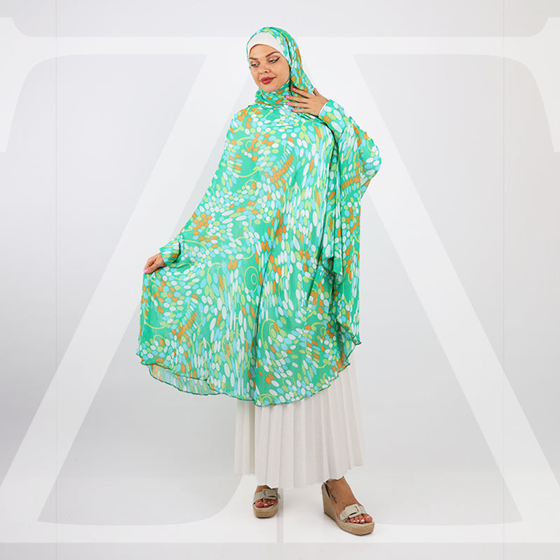 طرحة صلاة شيفون  - KHM534