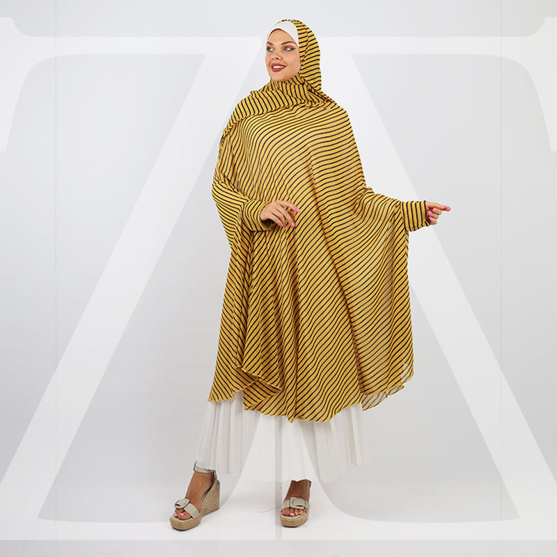 طرحة صلاة شيفون  - KHM524