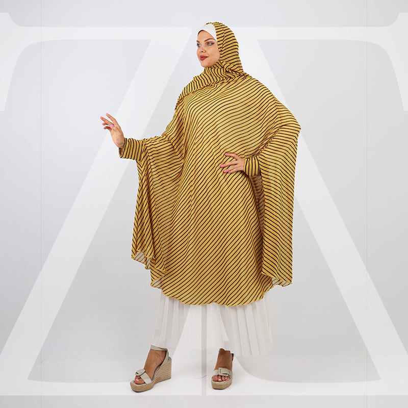طرحة صلاة شيفون  - KHM524