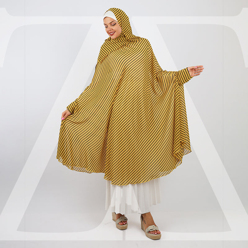 طرحة صلاة شيفون  - KHM524