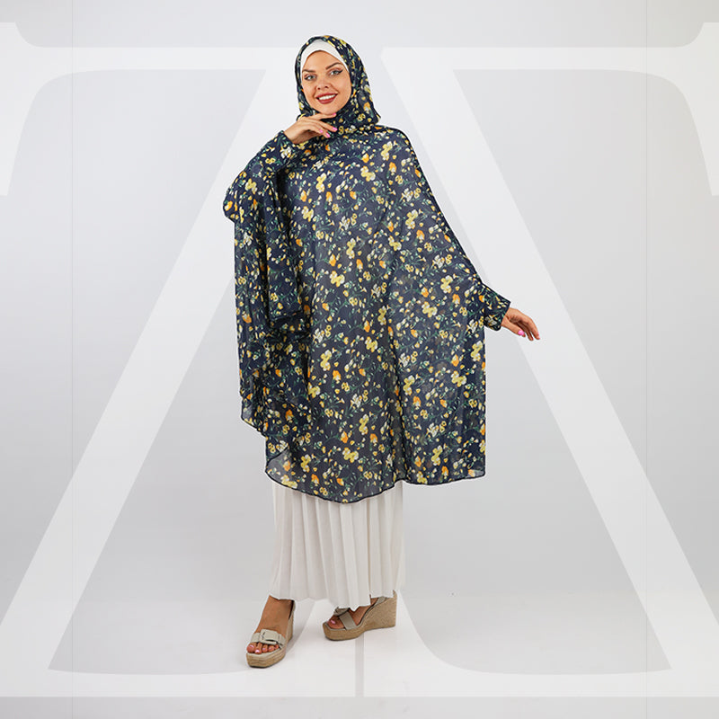 طرحة صلاة شيفون  - KHM521