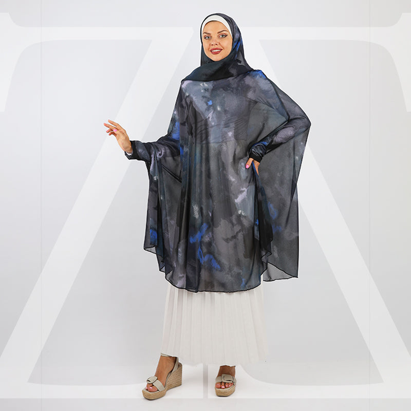 طرحة صلاة شيفون  - KHM531