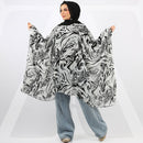 كاب شيفون طويل-CSH108