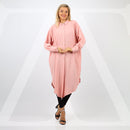 بلوزة اوفر سايز ألوان سادة-BLSY503