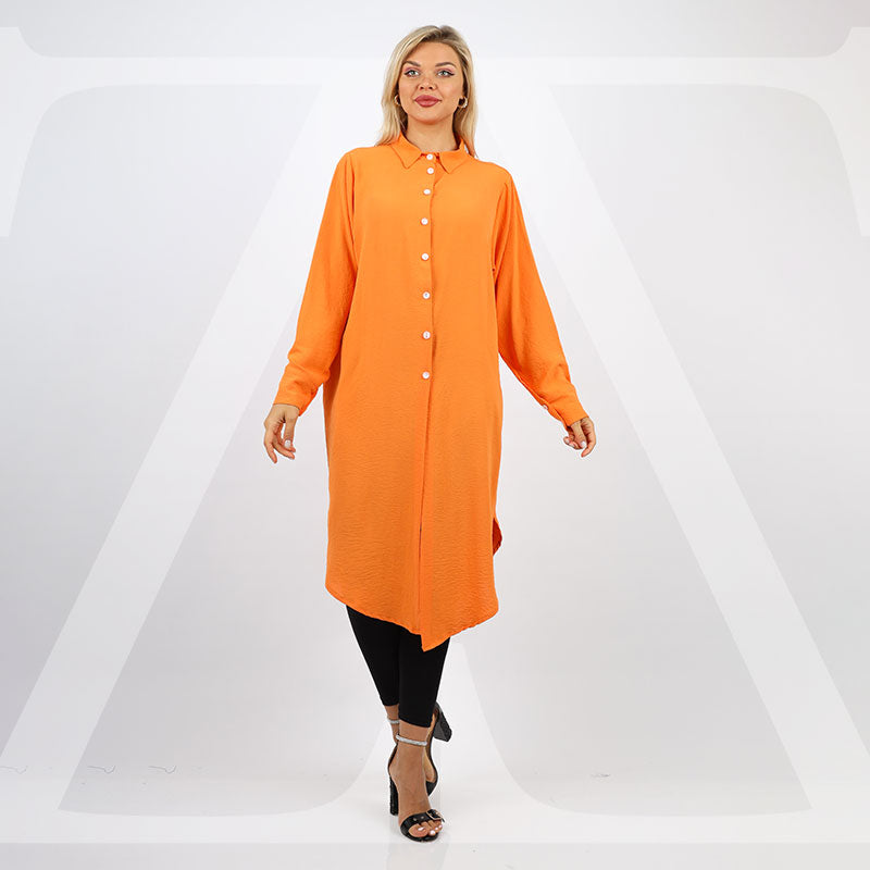 بلوزة اوفر سايز ألوان سادة-BLSY506