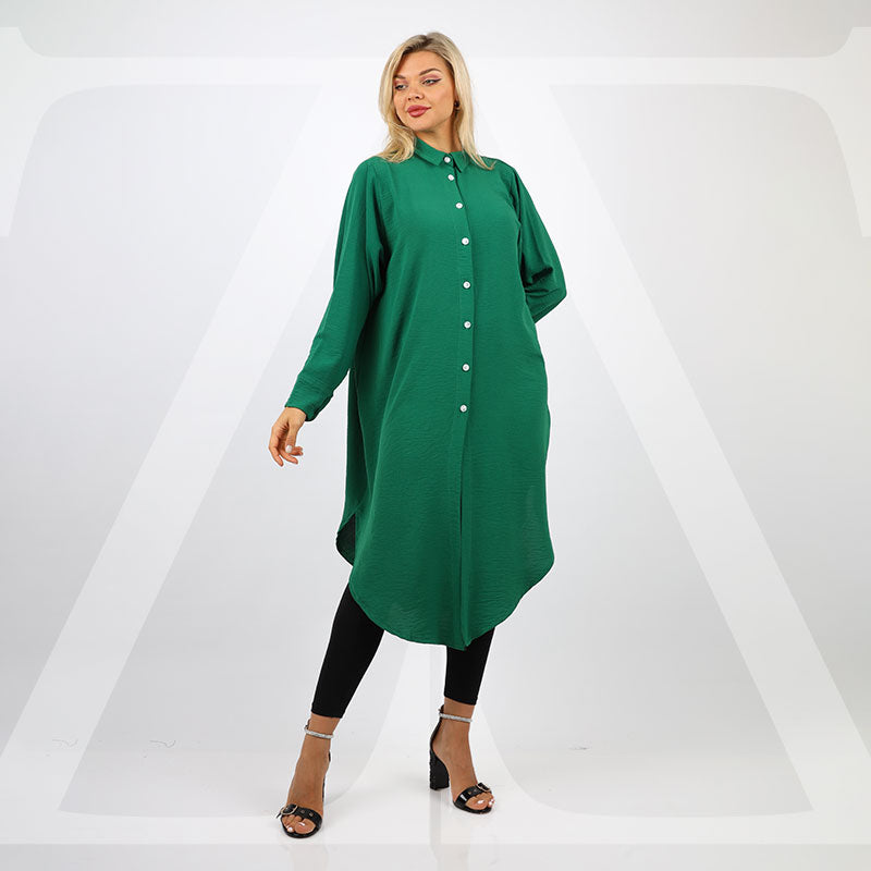 بلوزة اوفر سايز ألوان سادة-BLSY508