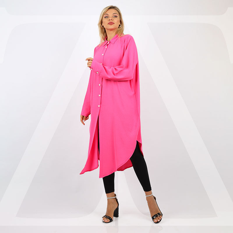 بلوزة اوفر سايز ألوان سادة-BLSY509