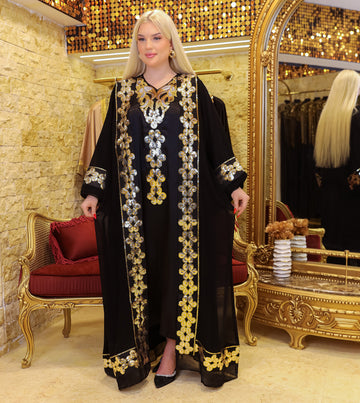 تكشيطة مغربية قطعتين تطريز - TAMSF102