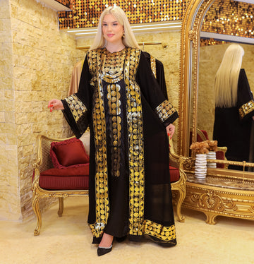 تكشيطة مغربية قطعتين تطريز - TAMSF100